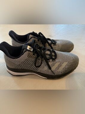Adidas Crazyflight 2 Bounce Black and Gray Knit Volleyball Sneakers Women’s 8.5